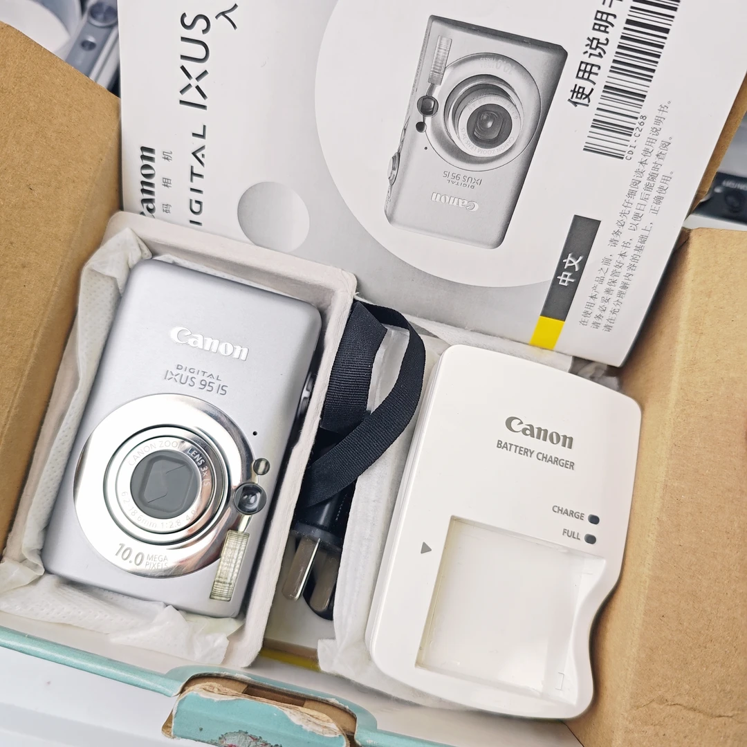 9新 Canon/佳能 ixus95 箱说 1000万像素ccd相机冷白皮