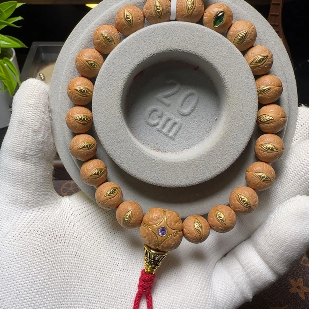 菩提手串11mm镶嵌款铜法罗眼