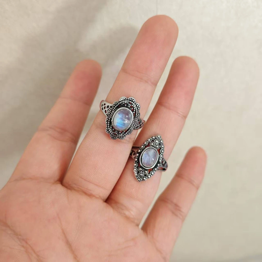 月光石戒指（发一个，多样性发货）