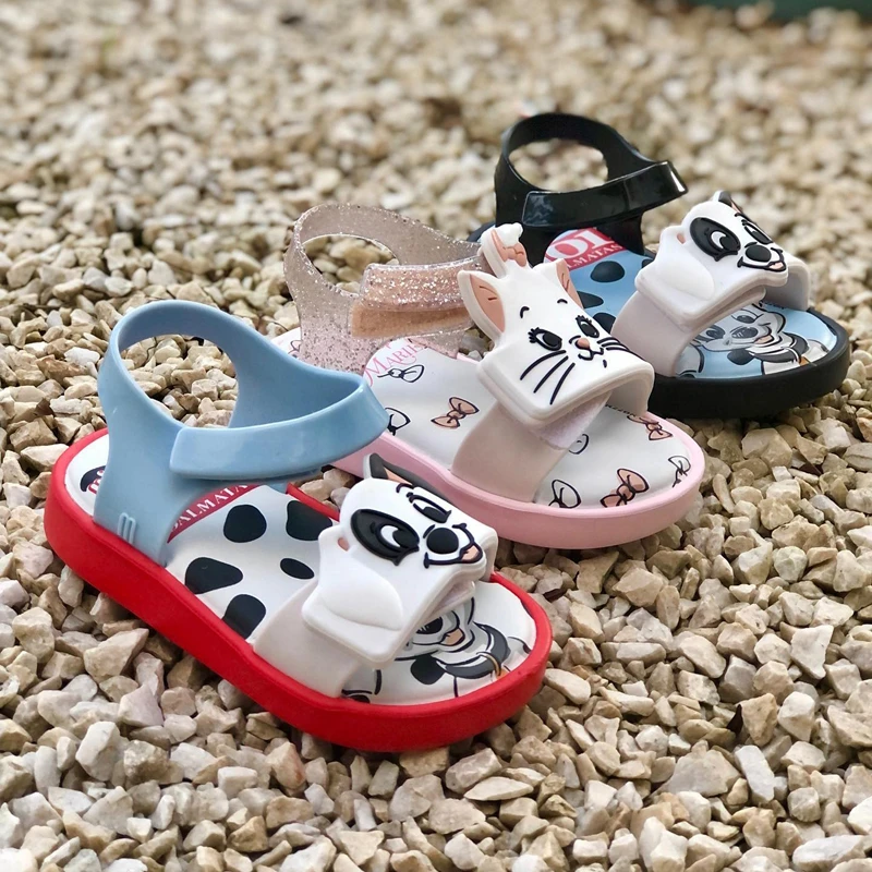 巴西本土原产时尚儿童凉鞋新款狗狗猫咪宝宝童鞋男女童果冻鞋