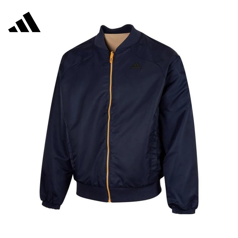 adidas阿迪达斯男子JK REV JKT流光风梭织连帽外套JC6946