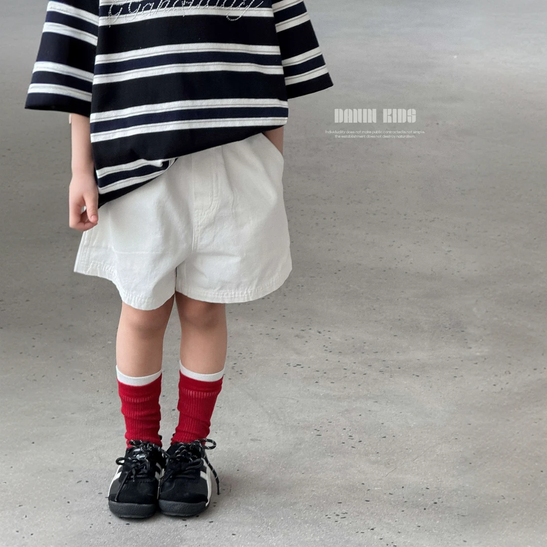 【嗒囜】耐脏抗造~质感好又有型 女童夏季休闲短裤儿童宽松牛仔短裤