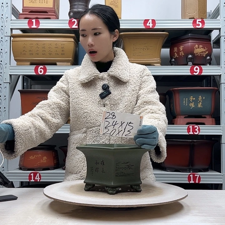 紫砂花盆紫砂花盆