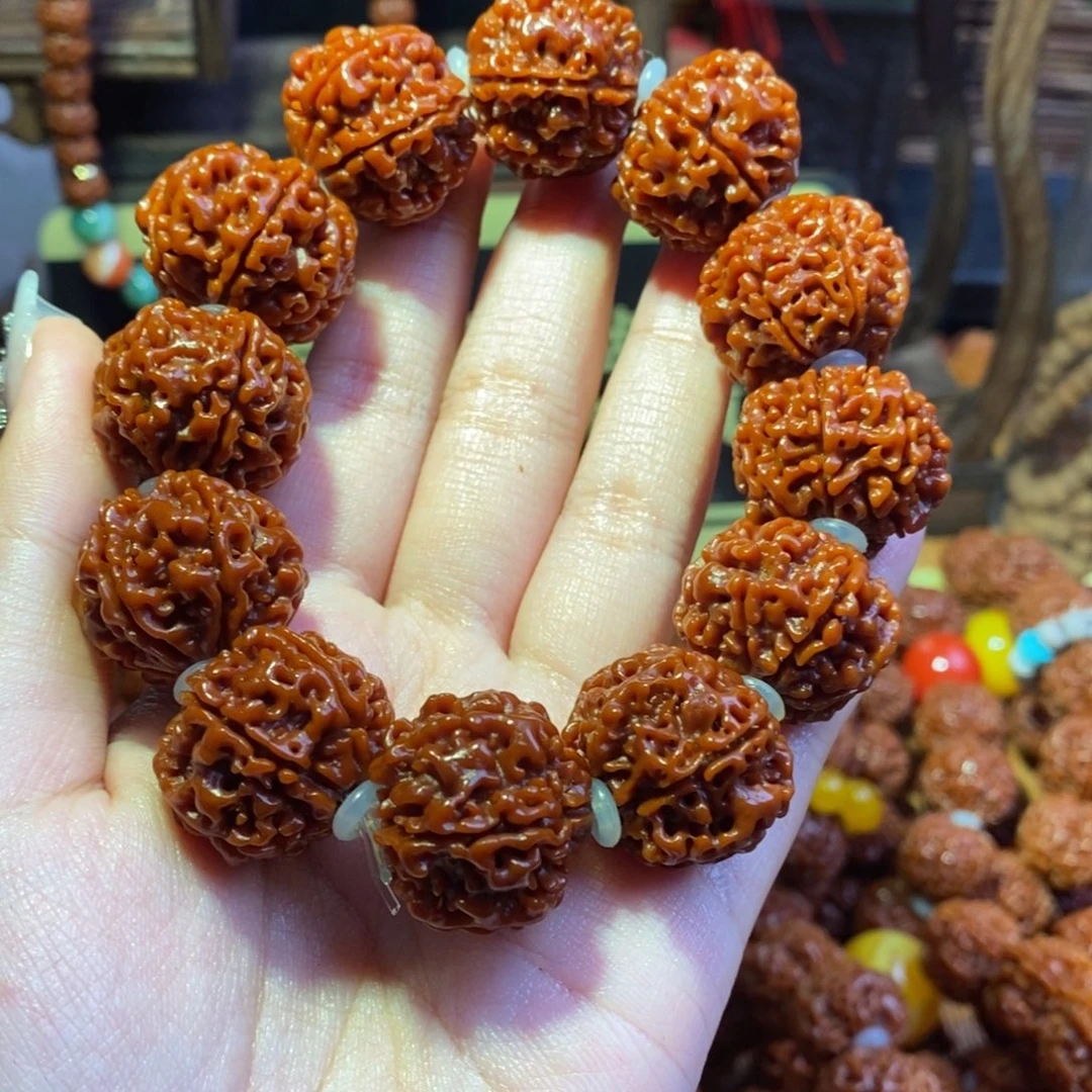 金刚菩提手串226原生态玉化