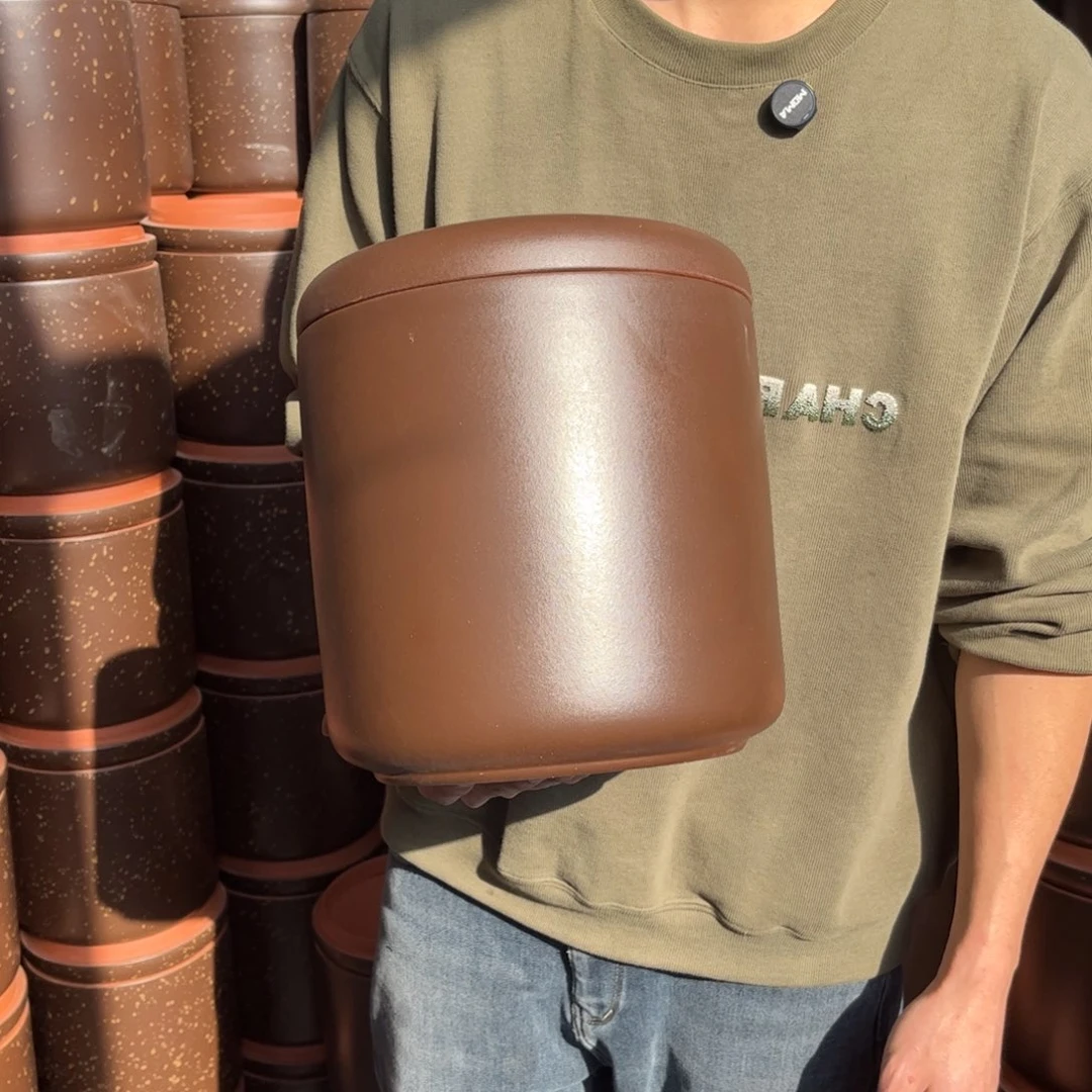 紫砂茶叶罐8饼茶叶罐