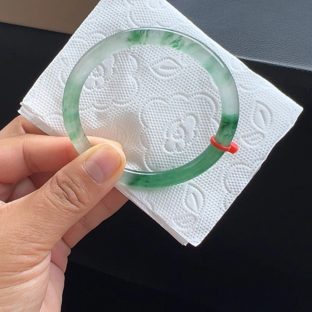 石英质玉未镶嵌手镯非洲翠5455