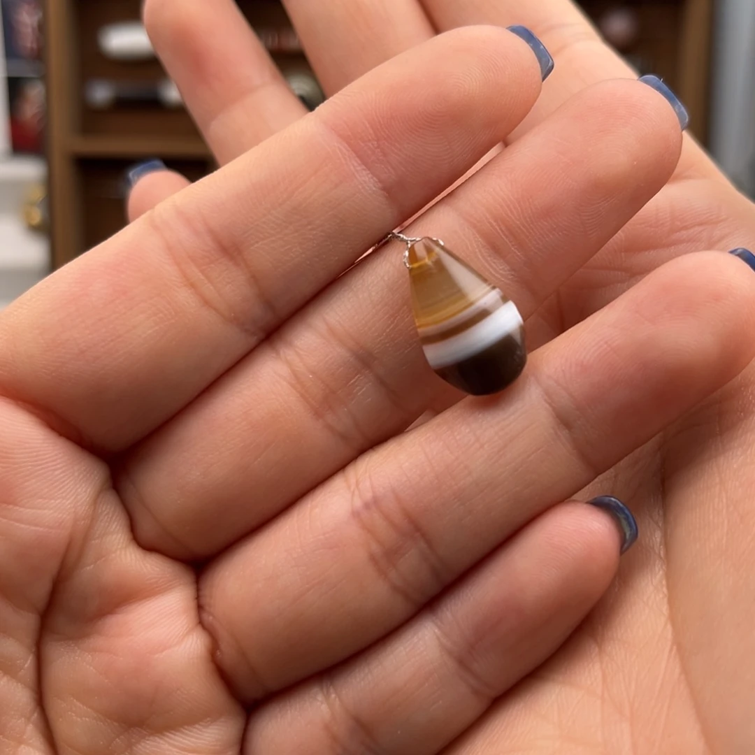 玛瑙/玉髓吊坠(不含链)未镶嵌