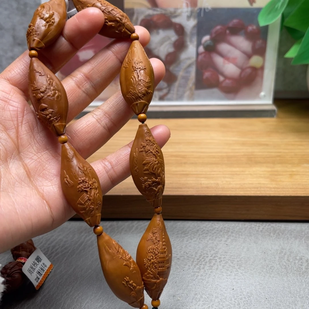 吊坠橄榄核大好河山手持