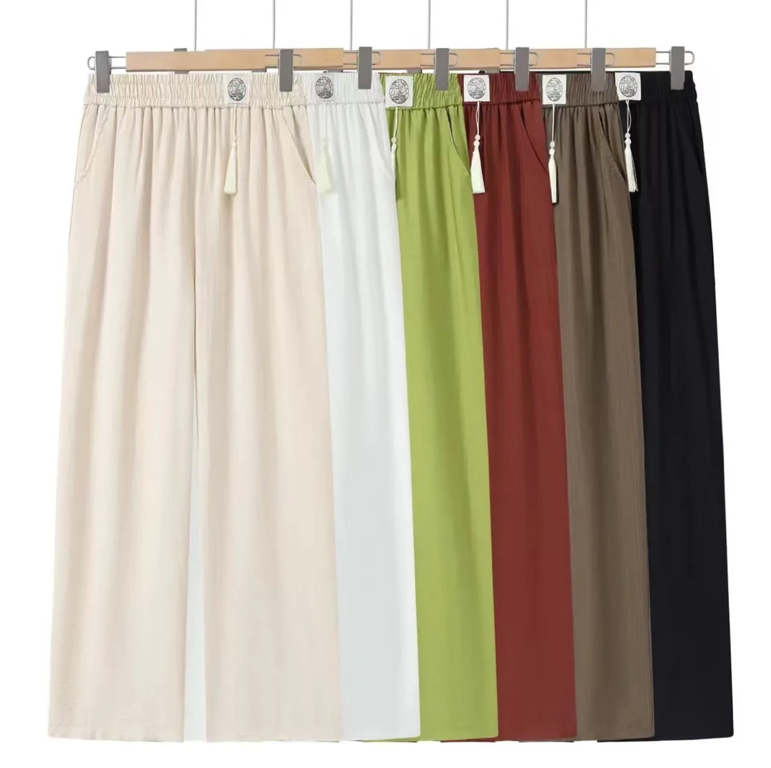 （升级版樱花裤9分）直筒裤夏季高腰时尚休闲百搭