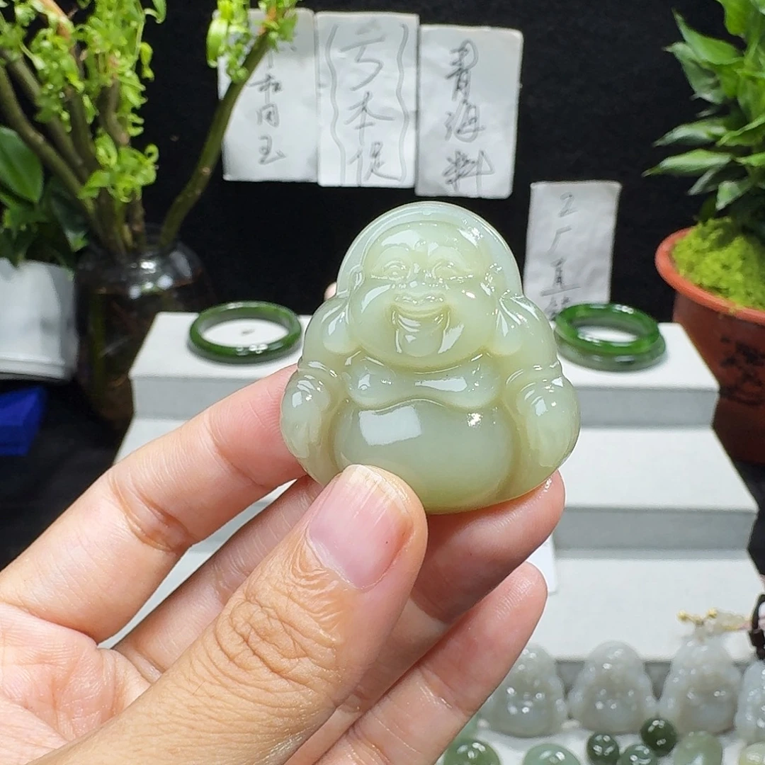 两***妈和田玉未镶嵌颈饰