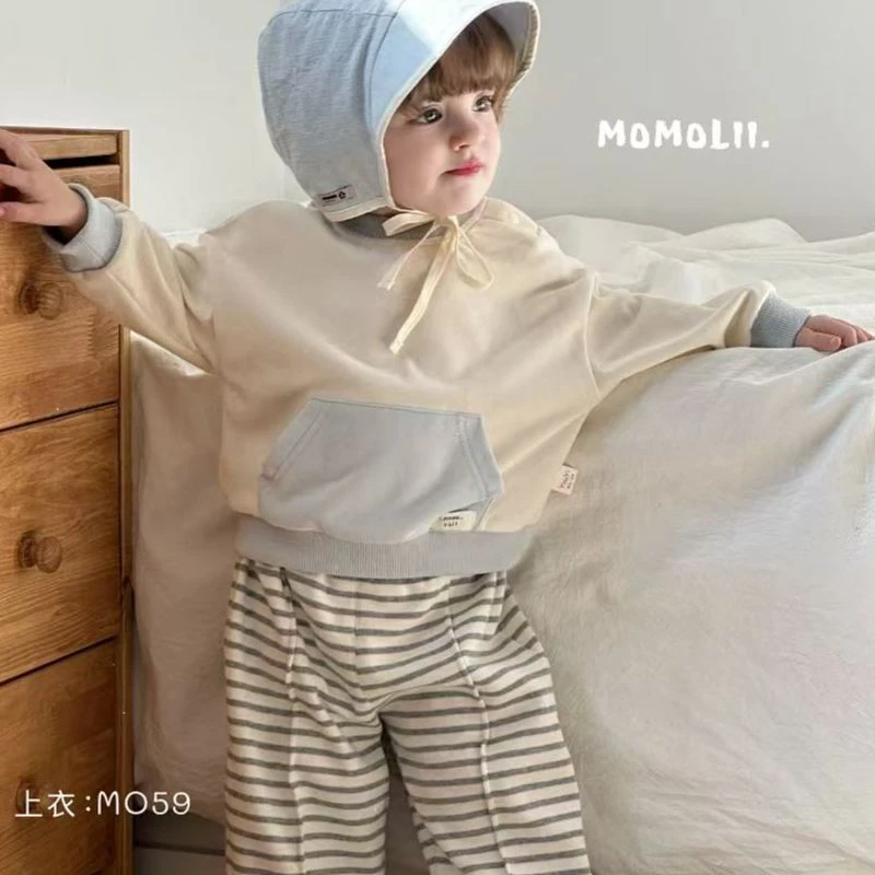 （NO退NO换）欢宝-茉茉哩-2025春夏-编码0156-M059-韩版长袖上衣