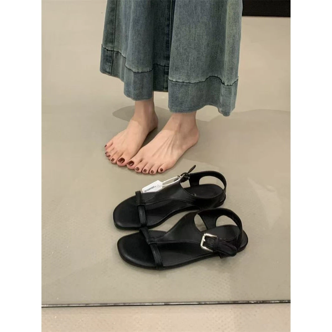 夏法式拖鞋女新款配裙子仙女风凉鞋3228-8