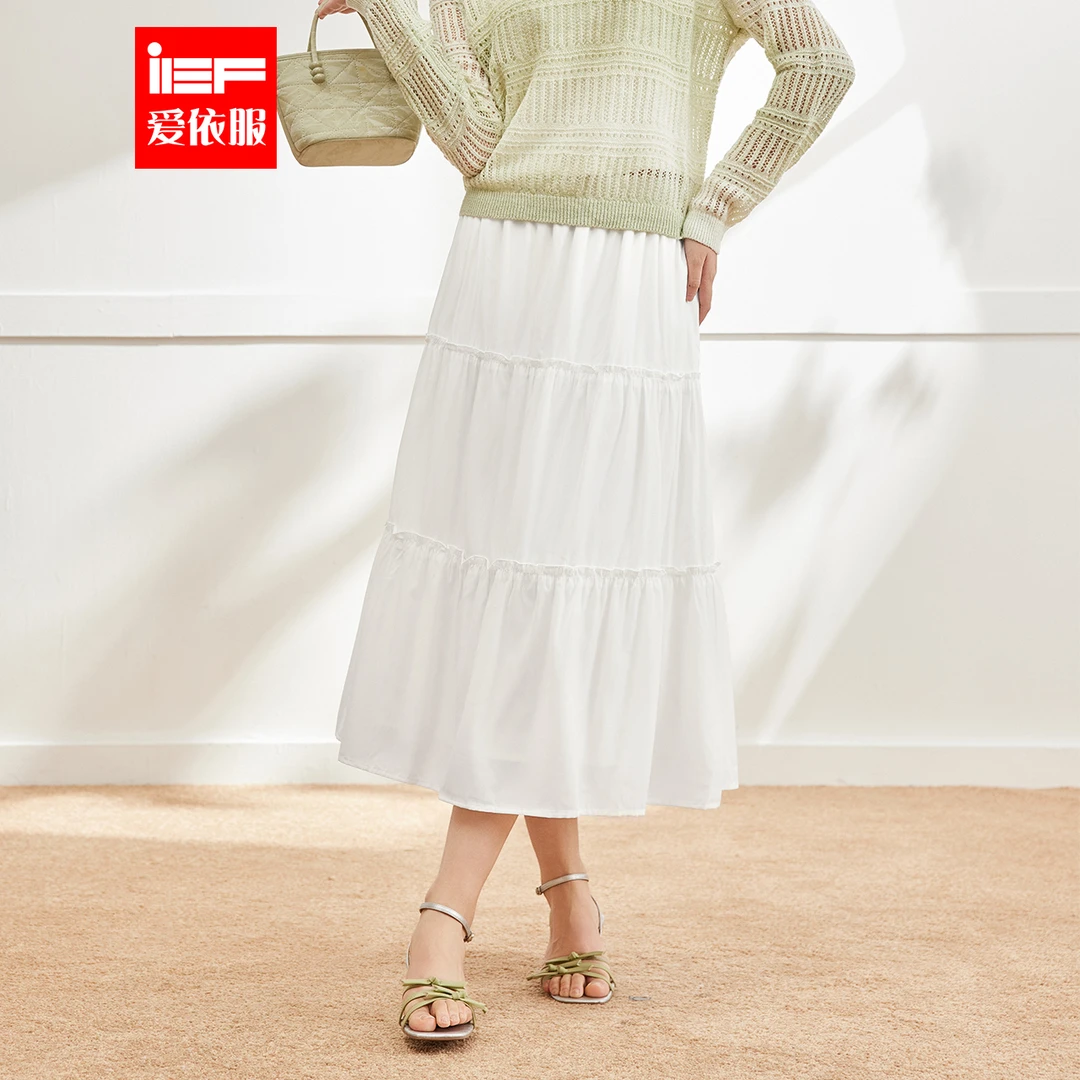 IEF/爱依服大码女装2025夏季新款法式温柔小女人气质百搭单裙