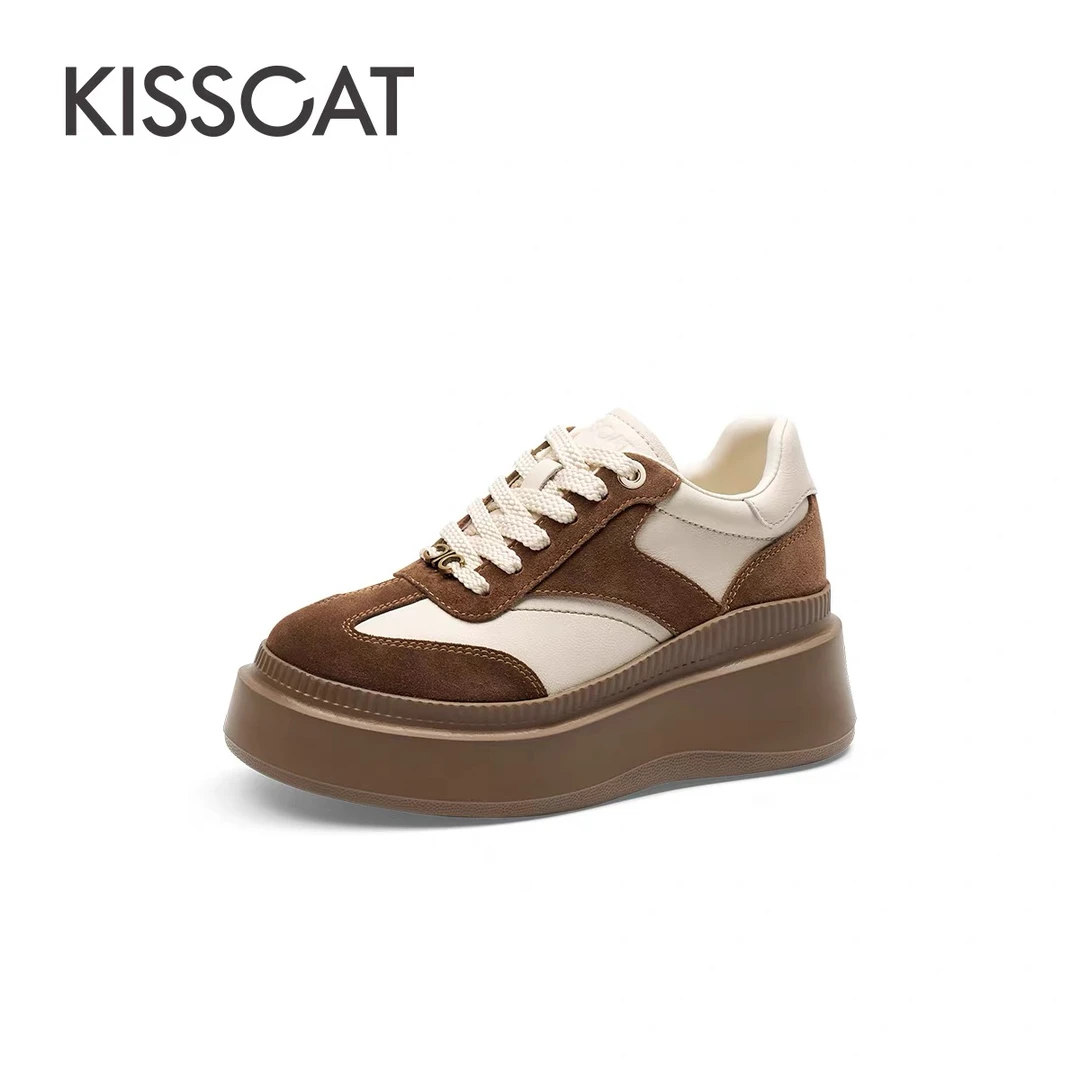 增高德训鞋圆头休闲风时尚休闲鞋休闲鞋透气ins时尚