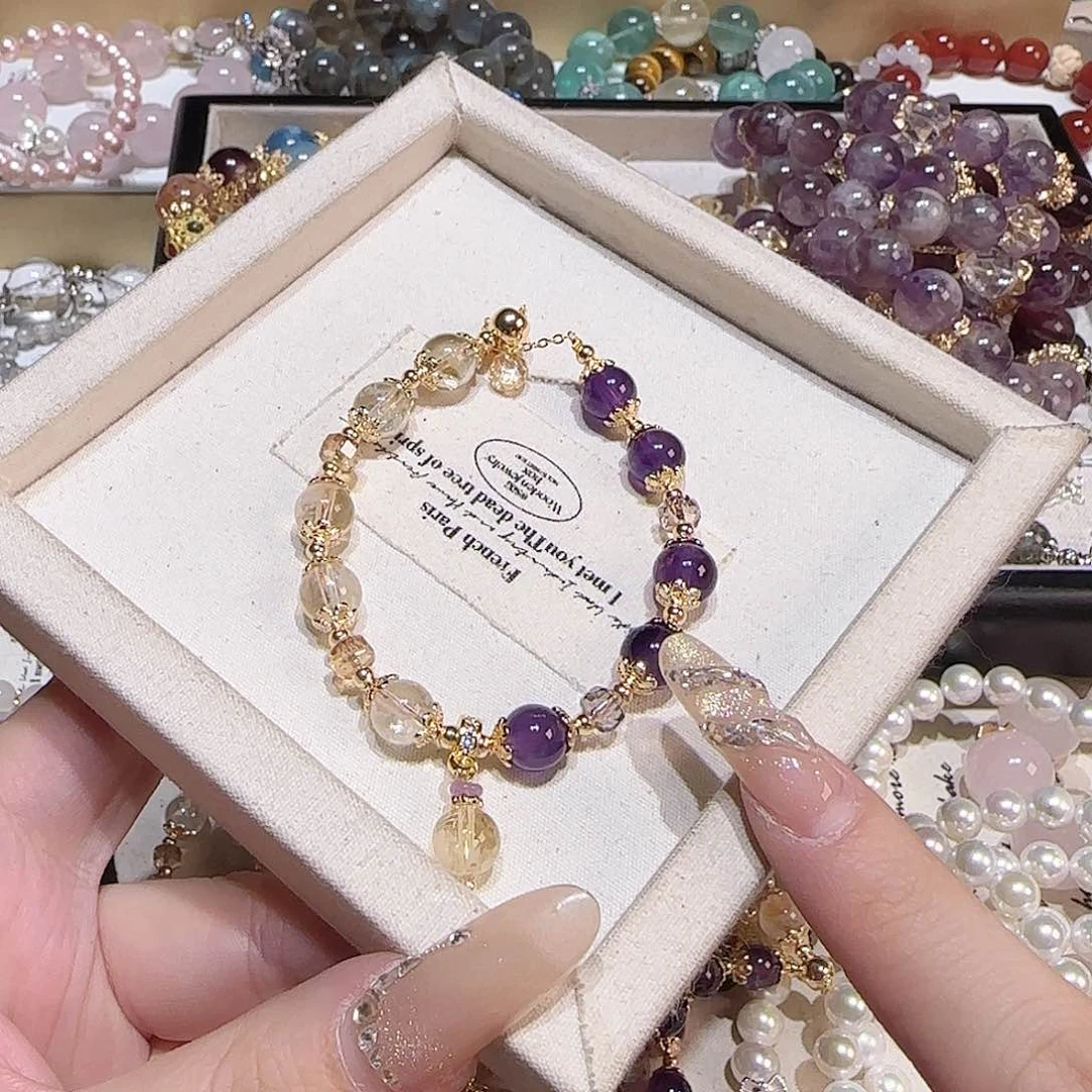 水晶手链未镶嵌把