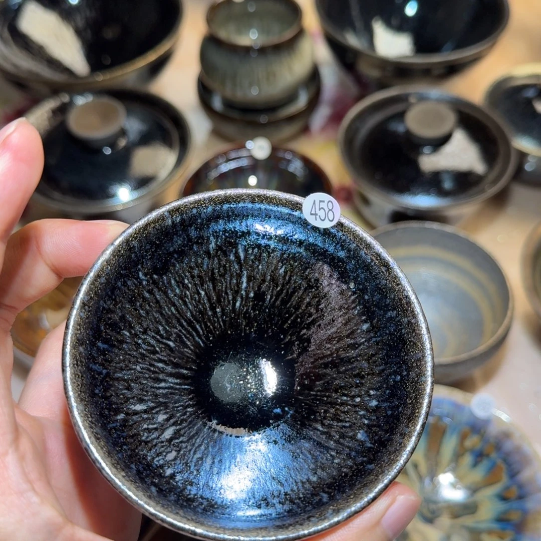 北***林茶盏精品柴烧自烧自卖458