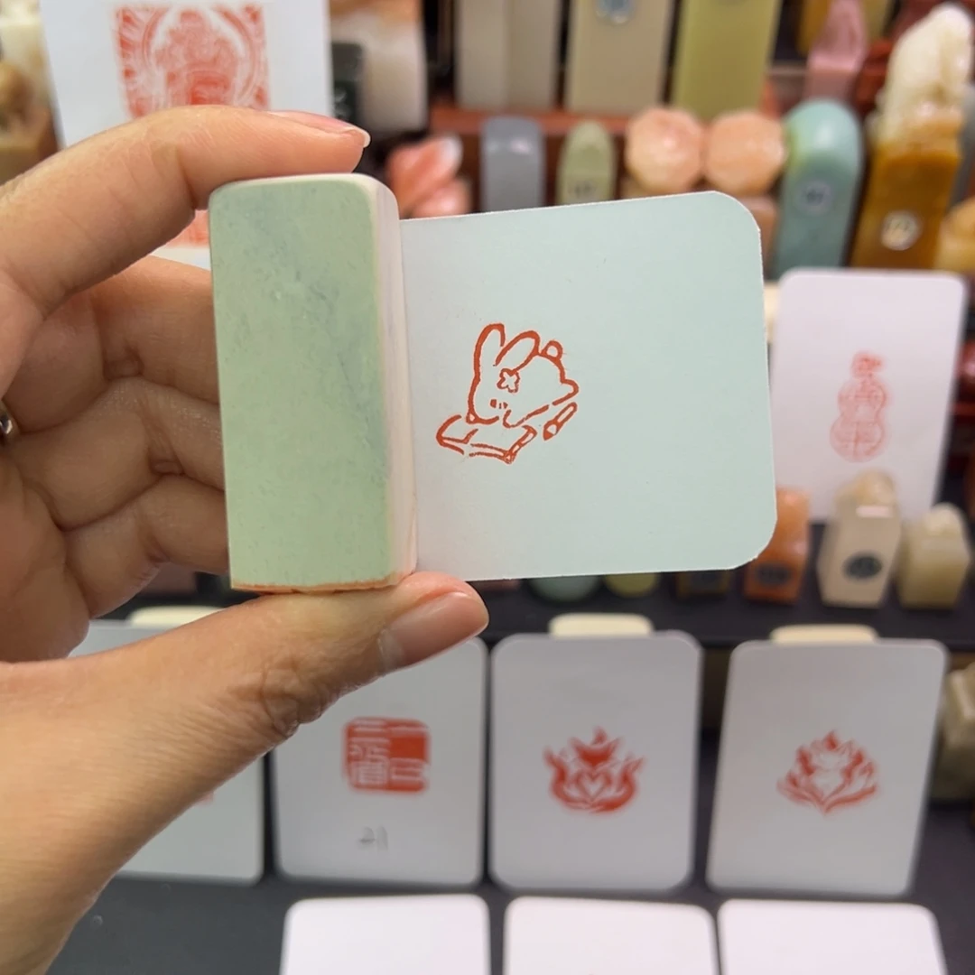 印石寿山石兔子2.0