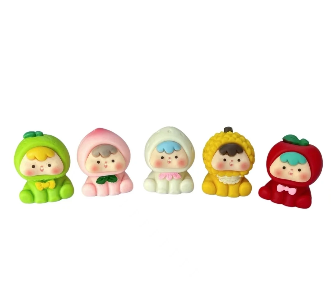 【直播拆】二代新款磨砂水果崽崽DIY摆件车载网红可爱创意摆设