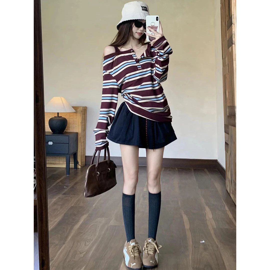 VOCKOO官方法国a字短夏装好看的女人2025新风格娇小和美丽的裙子