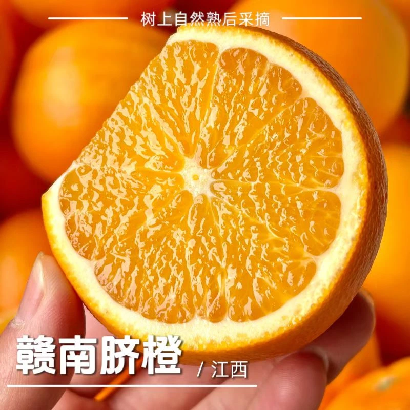 【产地直发】京东包邮赣南脐橙香甜可口果香浓郁手剥甜橙子新鲜水果