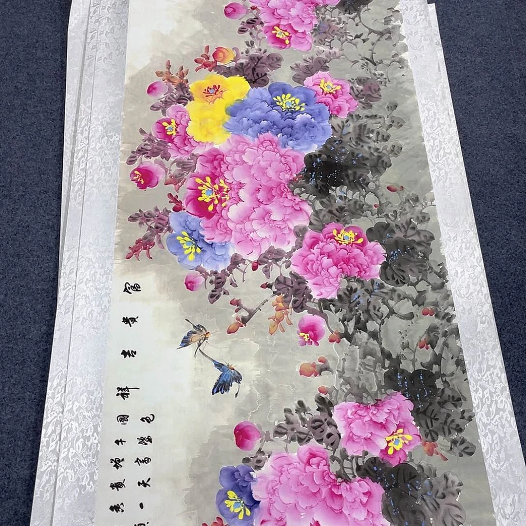 国画作品小姐姐放漏…
