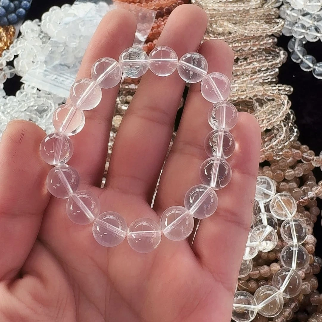 水晶白水晶手串未镶嵌重****o