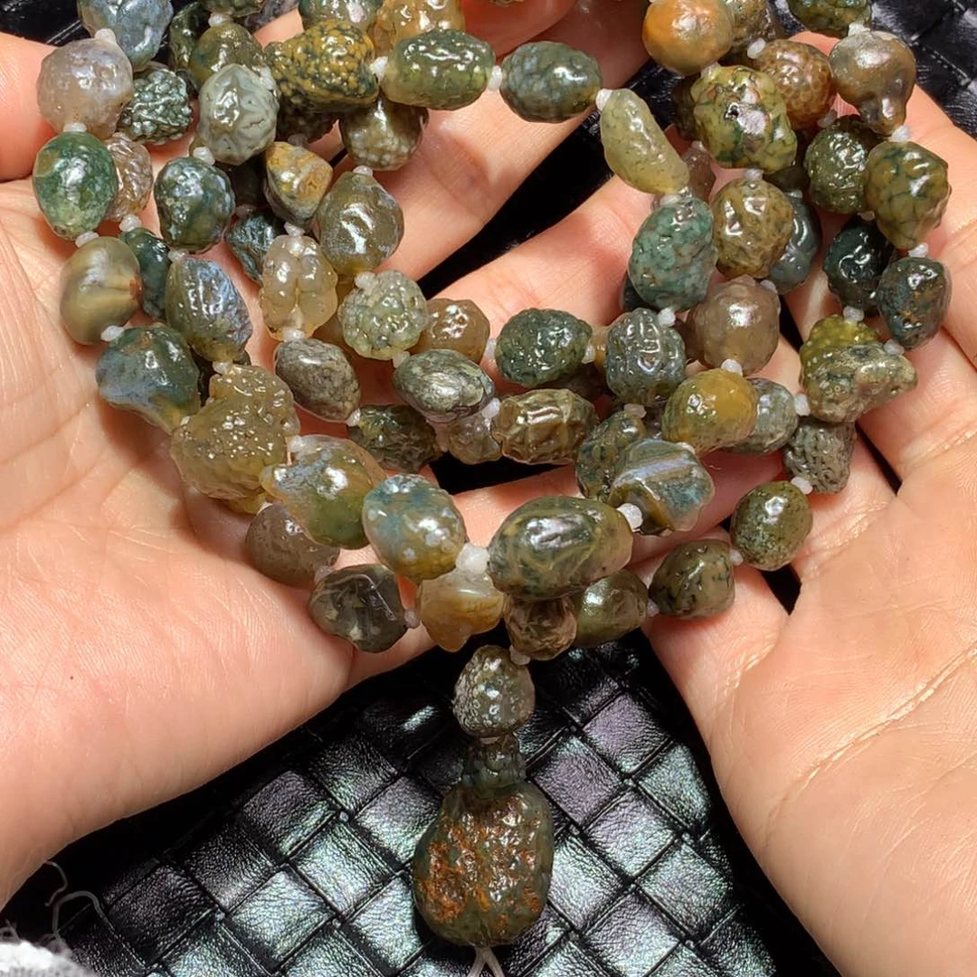 未镶嵌玛瑙/玉髓珠宝半成品