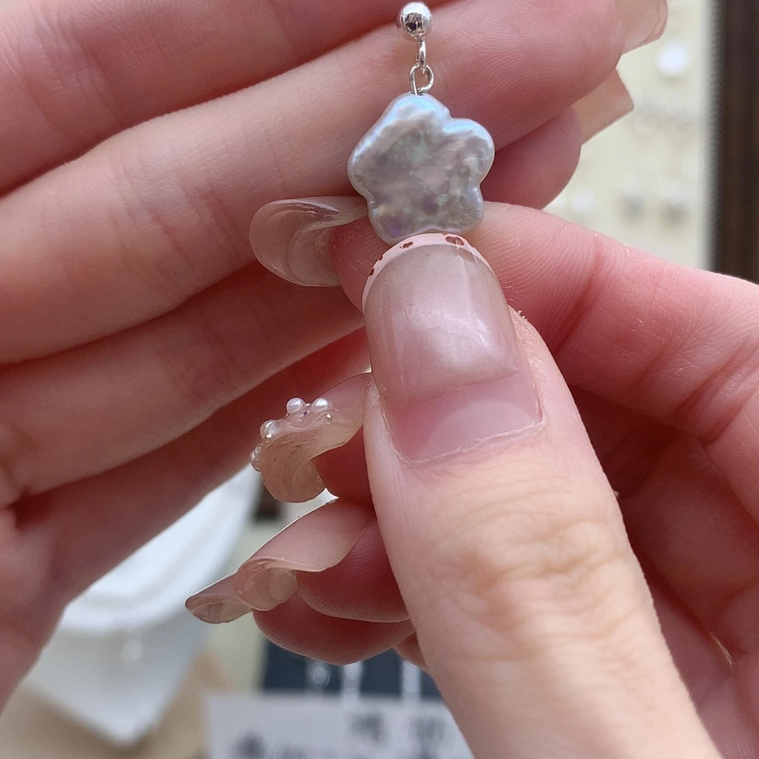 淡水珍珠未镶嵌耳饰