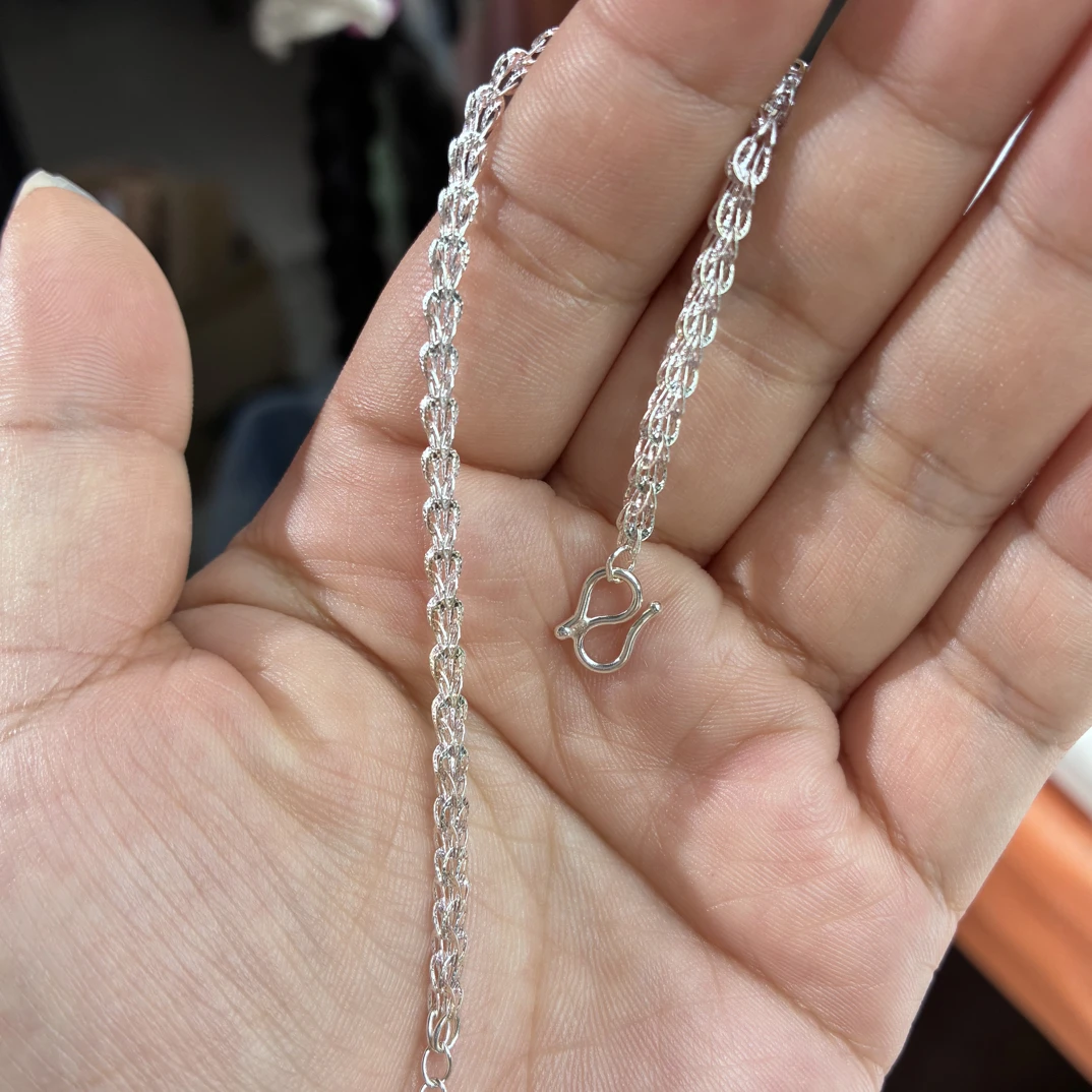 925银手链 【尾货处理链接】S925银凤尾手链闪闪发光