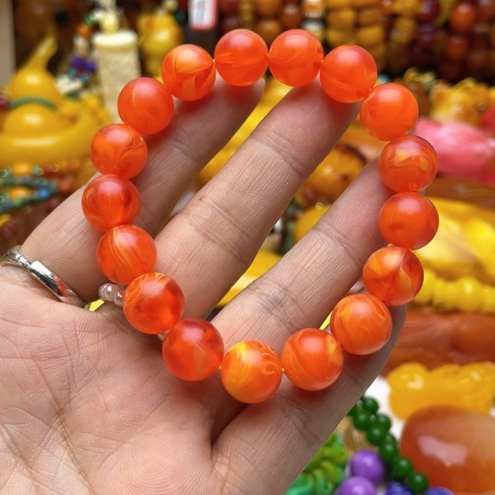 树脂制品20号红色手串