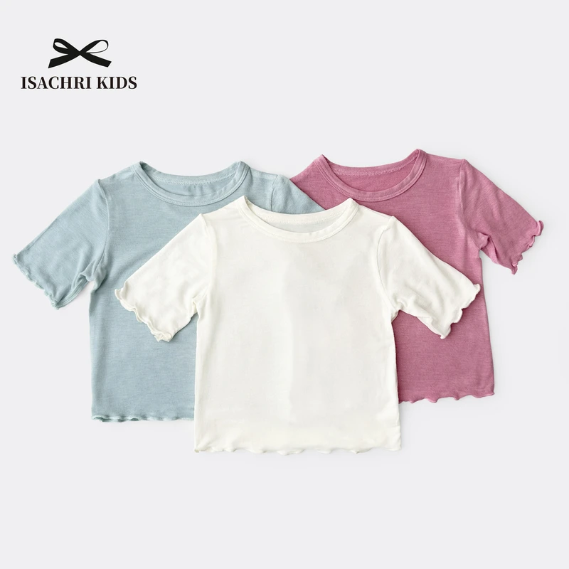 晶晶家【现发】棉花糖T恤软绵绵~童装夏装短袖T恤女童上衣宝宝IS458