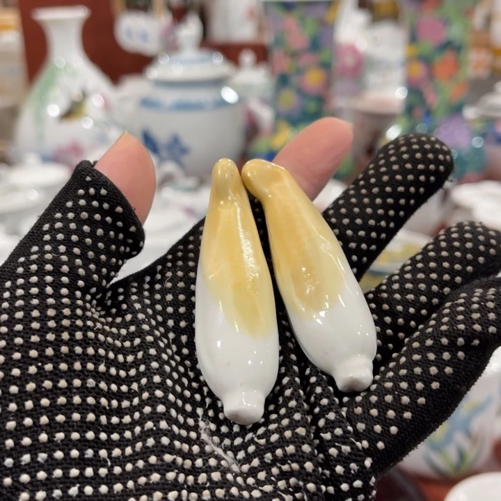 陶瓷醴陵陶研所瓷塑筷子架