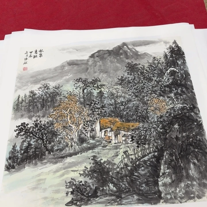 国画花鸟等图案和造型各有