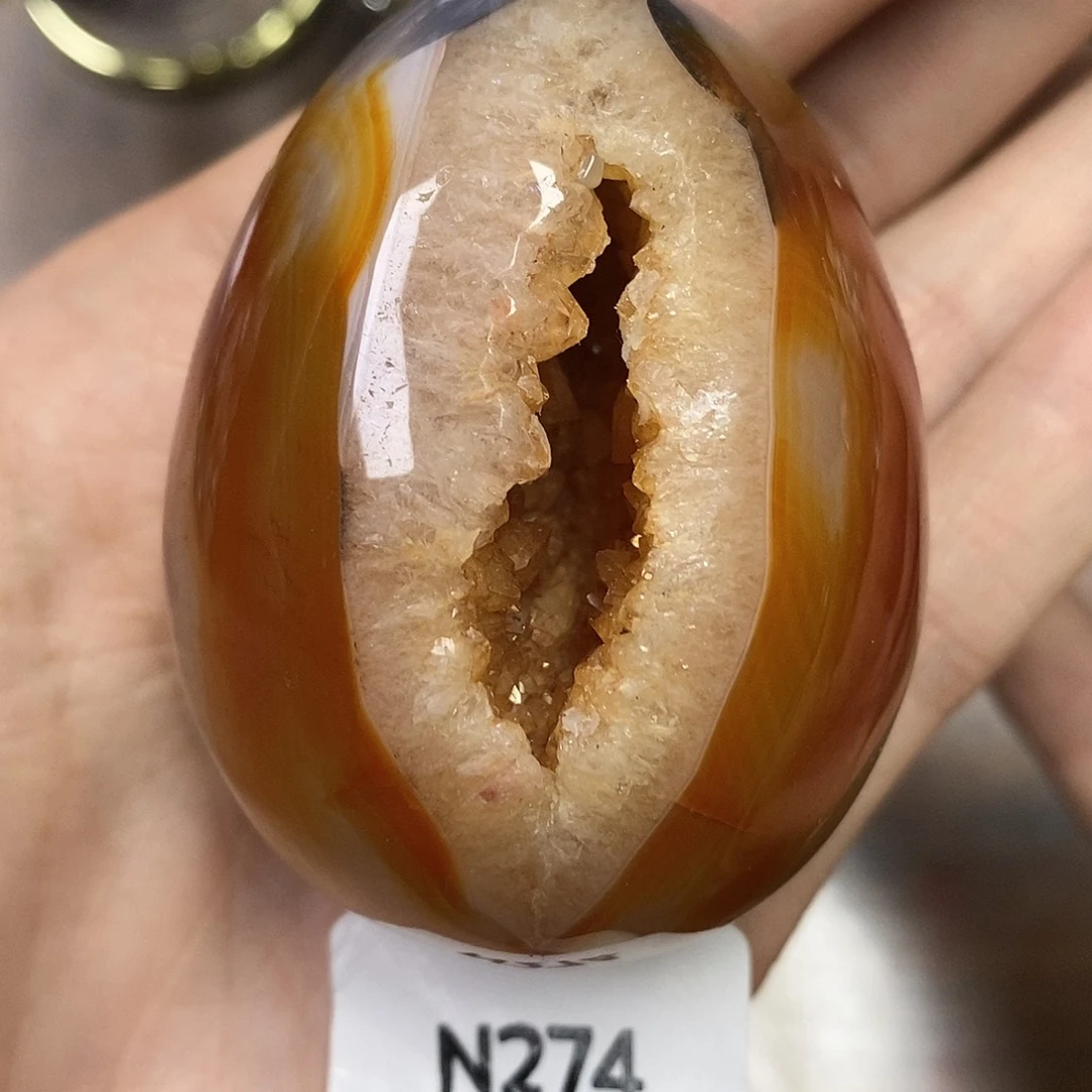 玛瑙/玉髓未镶嵌天然玛瑙龙蛋