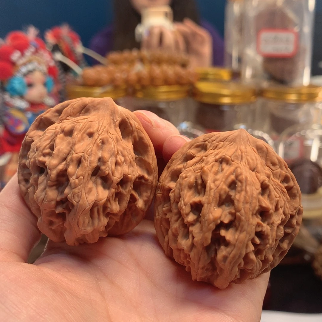 吊坠文玩核桃43 虎头