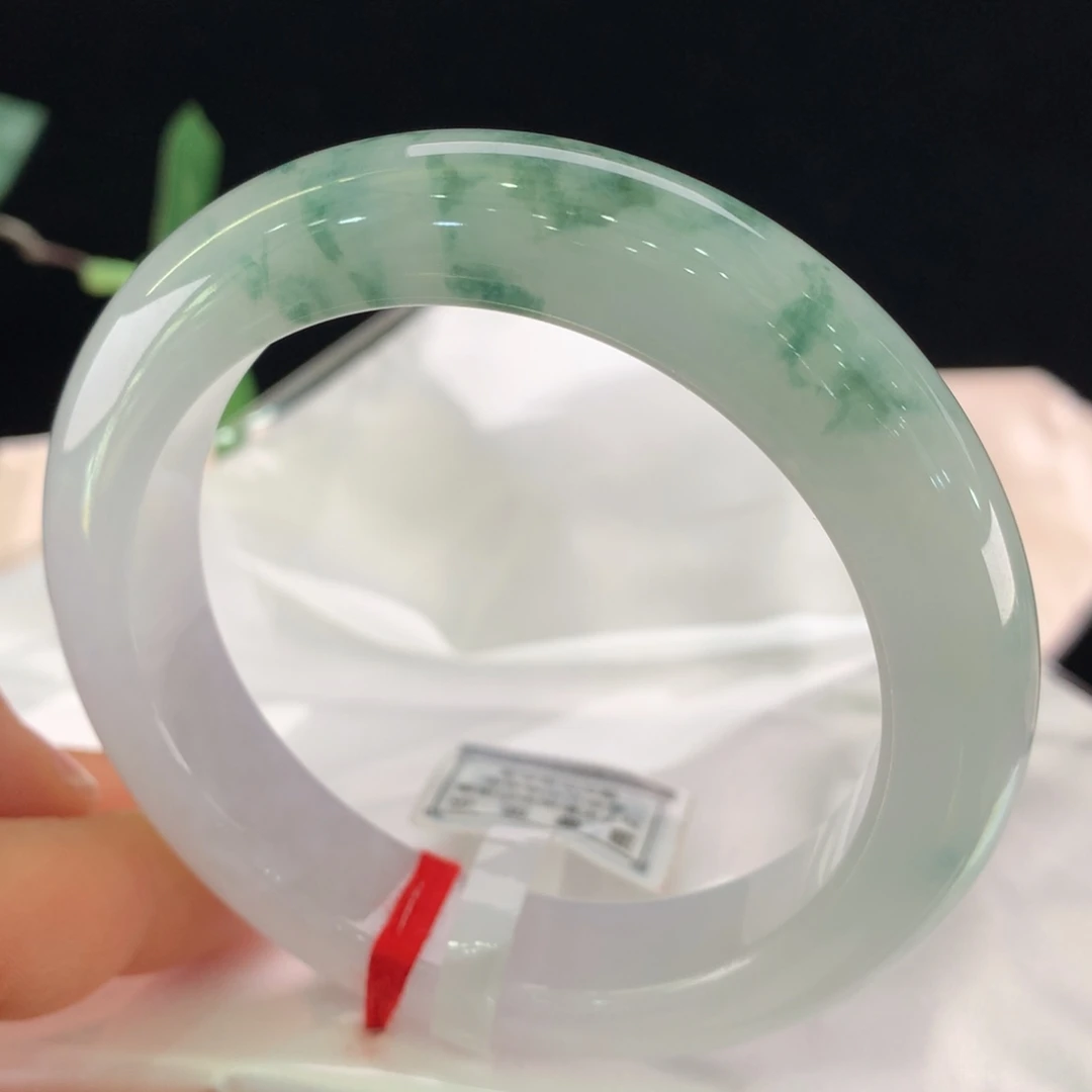 翡翠未镶嵌手镯0034