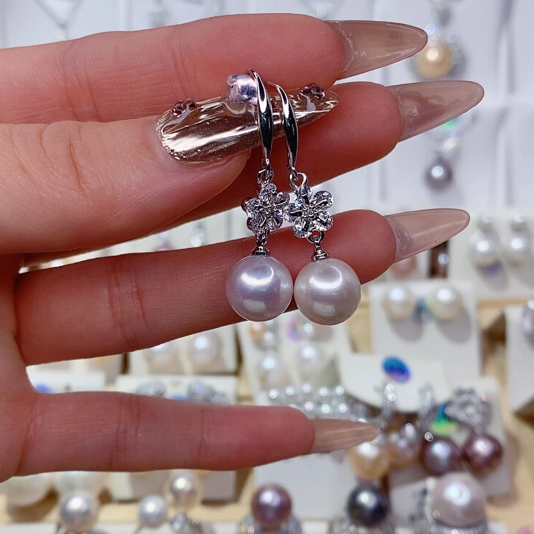 淡水珍珠耳饰未镶嵌