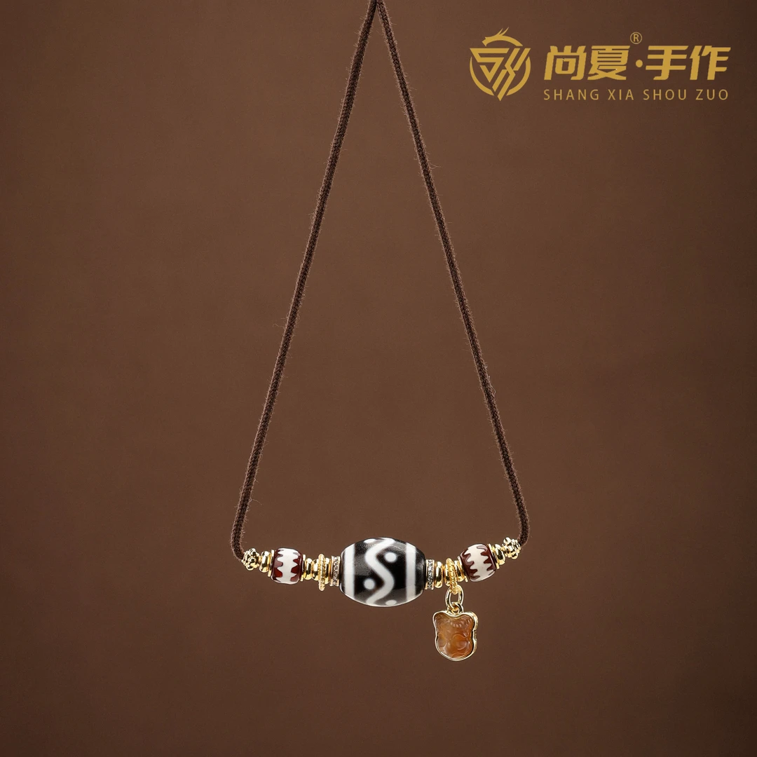 铜合金吊坠 【李晨nic专属】尚夏达洛水纹八眼锁骨链·多样性发其一