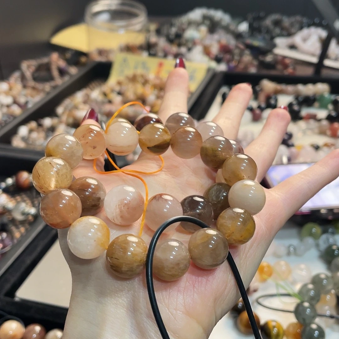 未镶嵌手链水晶兔毛