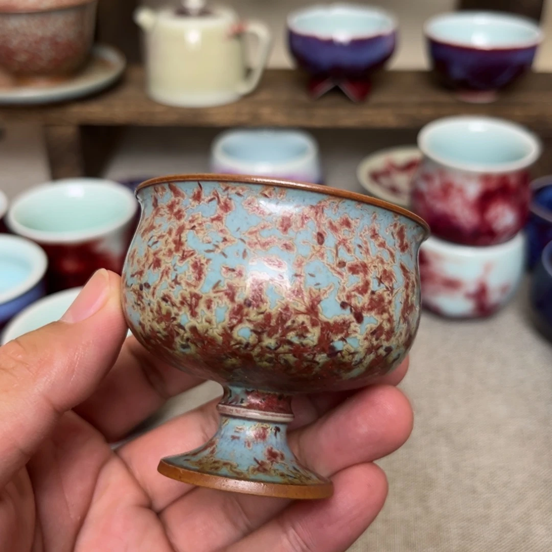 钧瓷手工制作烧制的
