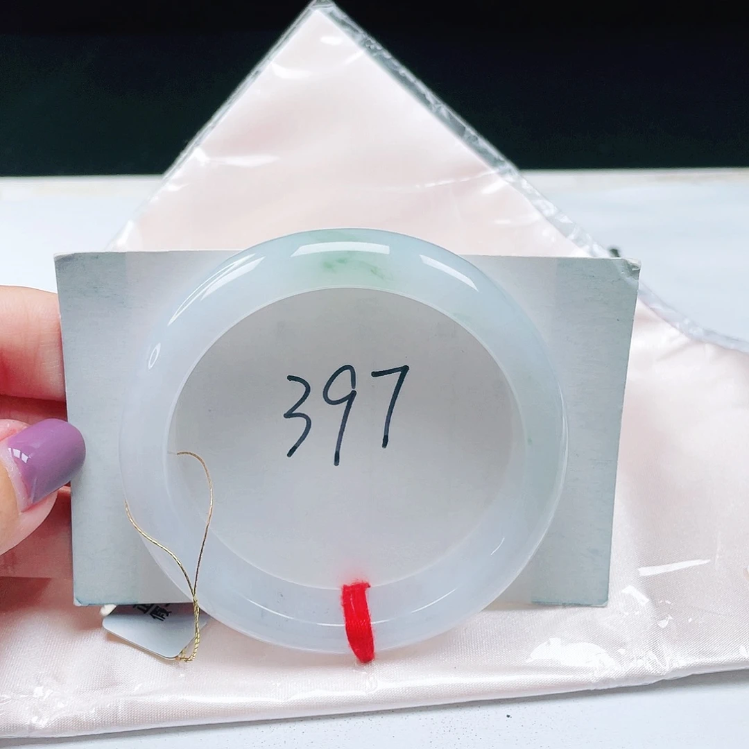 翡翠未镶嵌手镯缅甸翡翠54+