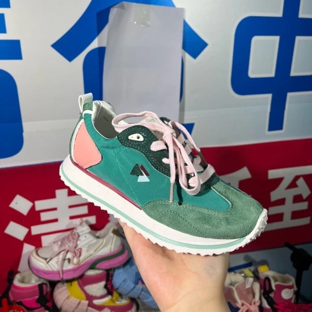 夏季氧气感情侣拼色阿甘鞋女士透气时尚