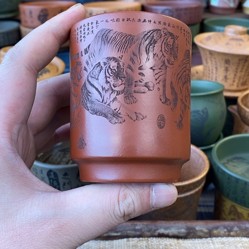 【闪购商品】紫砂杯子宜兴全手工紫砂杯