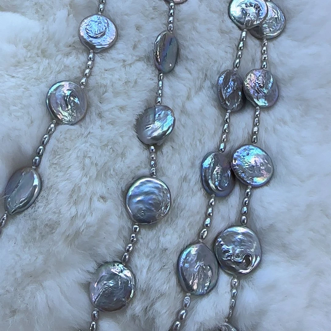 未镶嵌项链定制726淡水珍珠