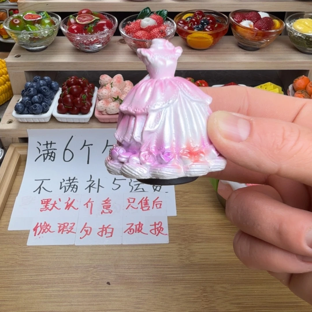 树脂食玩冰箱贴凭开箱视频售后