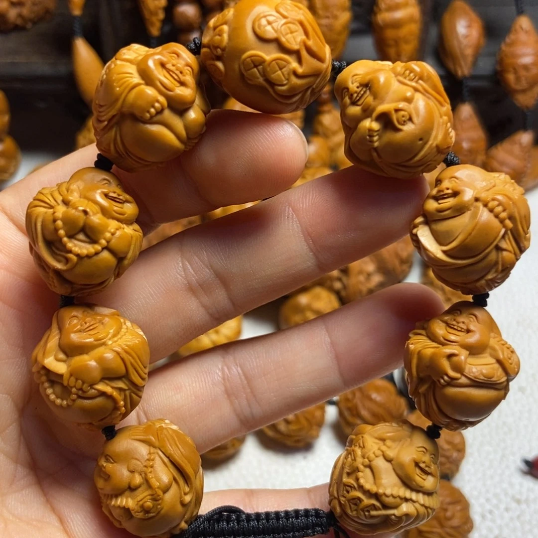 【闪购商品】手串/手链橄榄核瑞兽弥勒