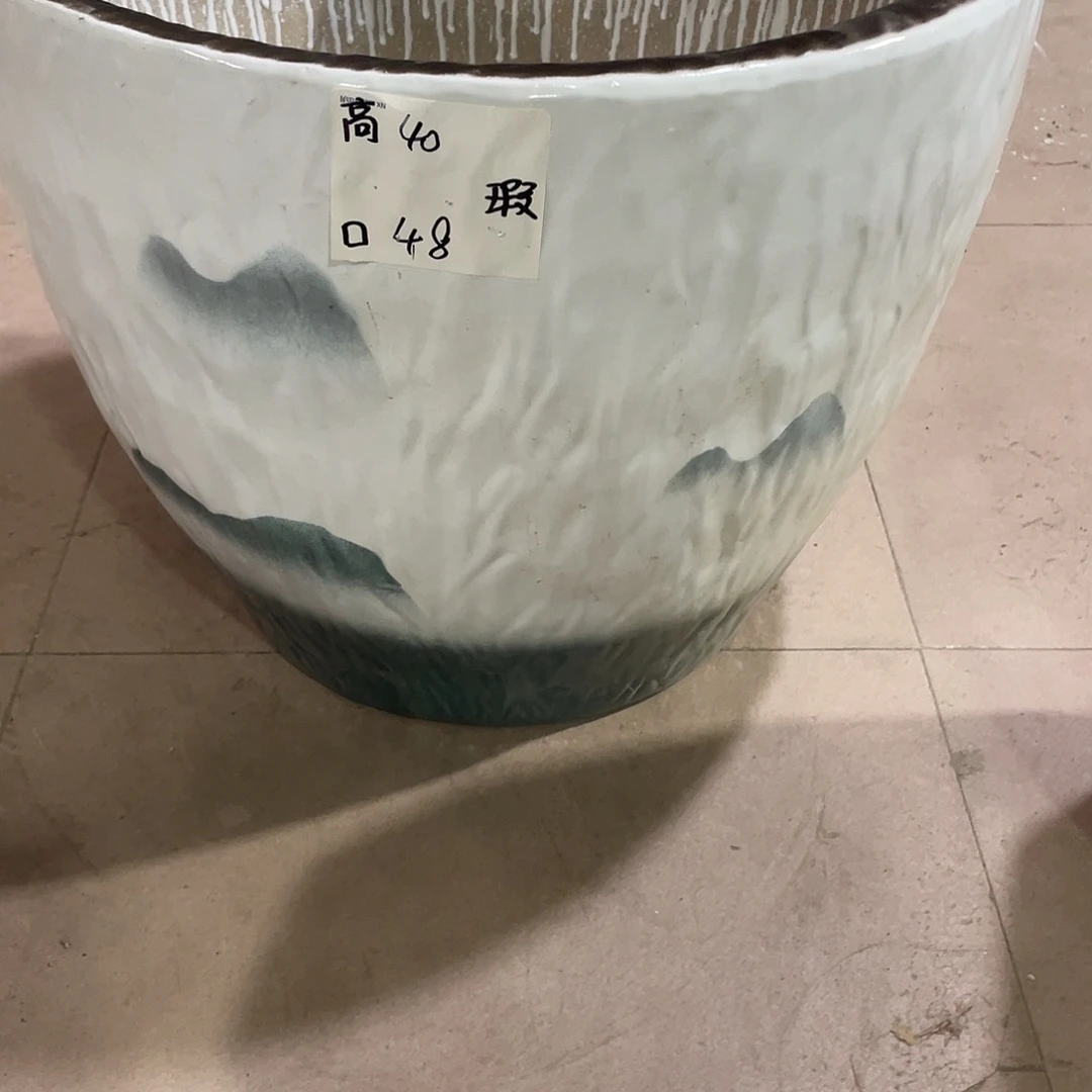 大山水画特大号二个搭配托盘微瑕