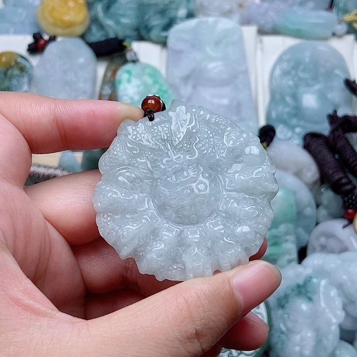 翡翠未镶嵌吊坠(不含链)翡翠