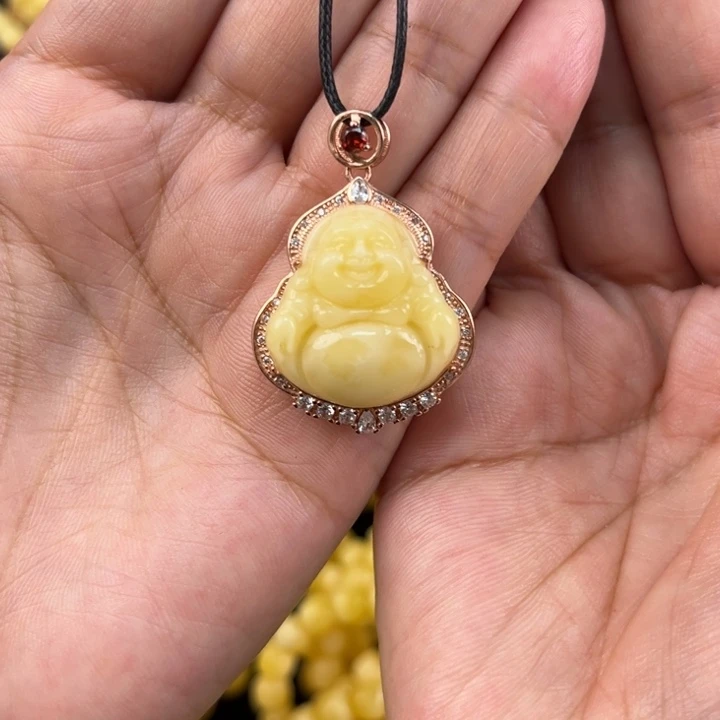 银S925镶嵌琥珀珠宝奇石琥珀，多样性发其一