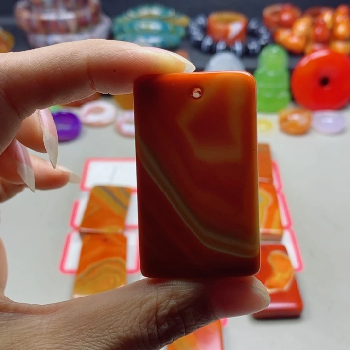 未镶嵌吊坠(不含链)玛瑙/玉髓幽*
